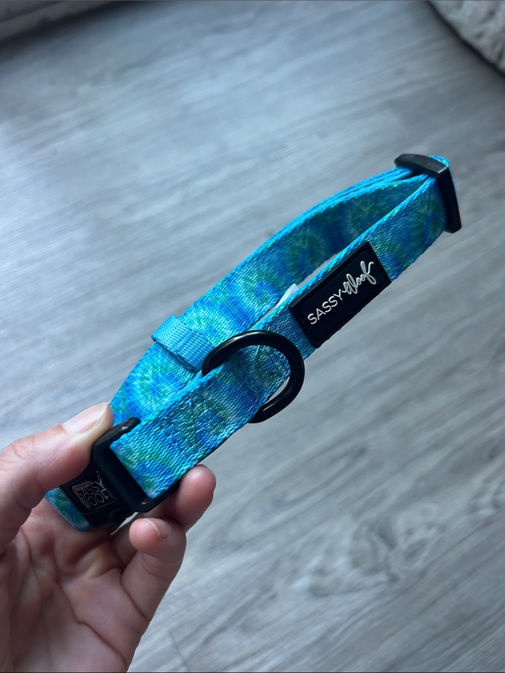 Sassy Woof Tropical Tides Tie Dye Dog Collar